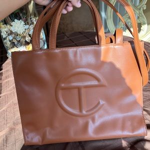 Tan Telfar Bag (Medium)